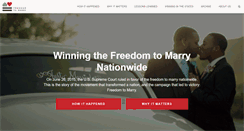 Desktop Screenshot of freedomtomarry.org