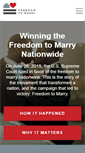 Mobile Screenshot of freedomtomarry.org